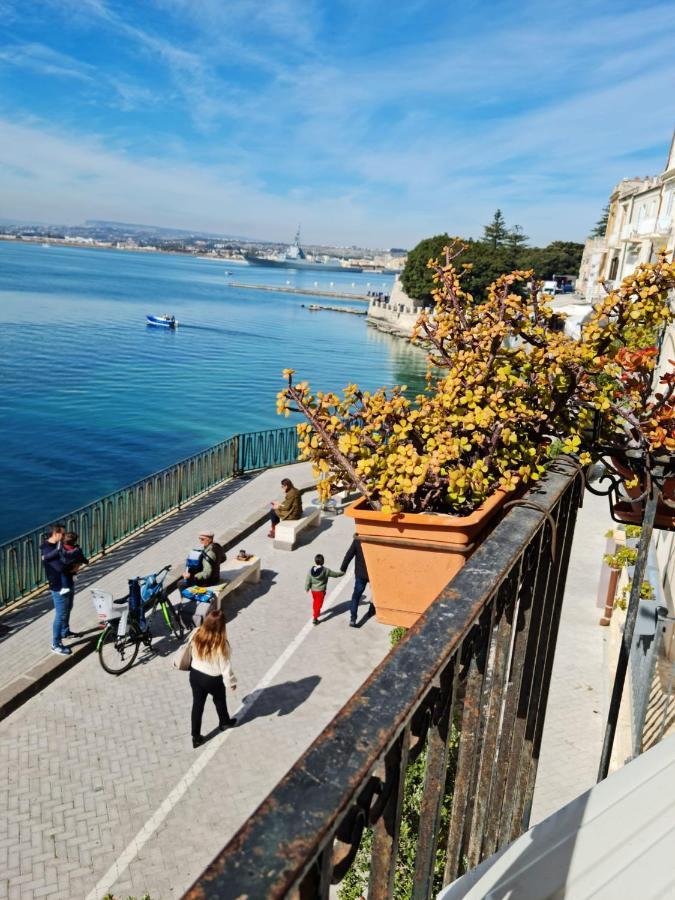 Ferienwohnung La Finestra Sul Mare Di Alfeo Syrakus Exterior foto