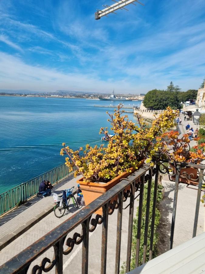 Ferienwohnung La Finestra Sul Mare Di Alfeo Syrakus Exterior foto